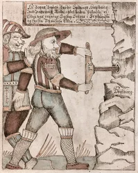 The Giant Baugi, Persuaded by Odin, Drills into His Brother Suttung